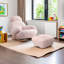 Chaise berçante moderne avec repose-pieds-100613840