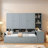 3 Drawers Daybed With Desk, Storage Cabinet, Bookcase, Wardrobe-248785906-248785909