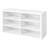 12 Pair Shoe Storage Bench with 6 Cubbies, Entryway Bench with Adjustable Shelves, Shoe Rack Cabinet-1583135217
