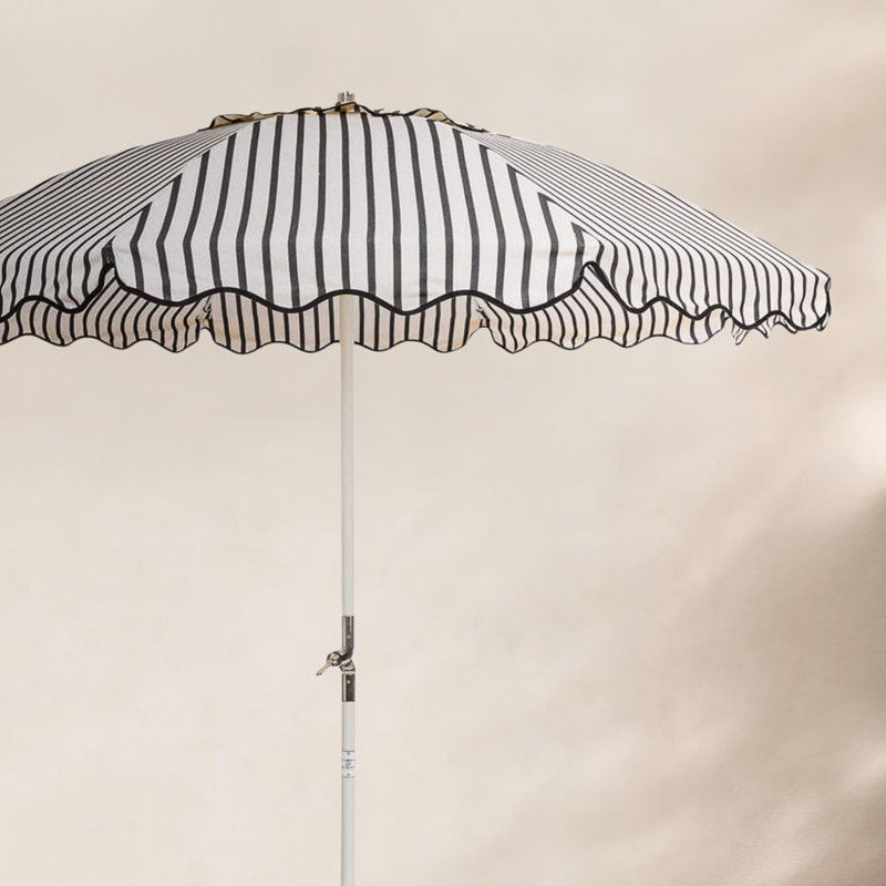 PARAPLUIE CLUB - RAYURE MONACO, Rayure noire