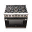 Capriasca 36" 5.32 cu. ft. Freestanding Gas Convection Oven-68815684