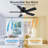 42 Inch Ceiling Fans with Lights and Remote-1148304433