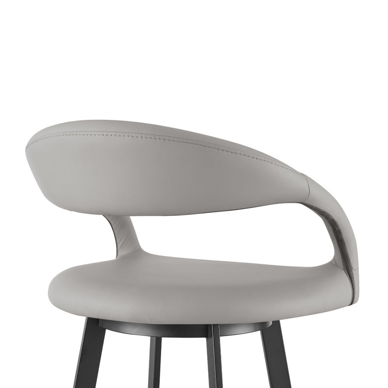 Tabouret de bar Gassville, Tabouret de comptoir (siège d'une hauteur de 26 p, Beige