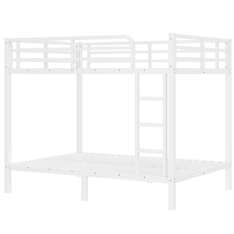 Lit double en métal pour les adolescents, réalisation du concept de conception, plan de scénario d'utilisation du bruit, configuration de la structure solide sous l'espace de rangement