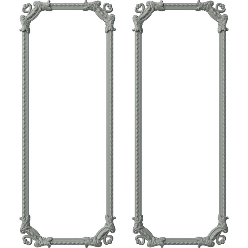 Ensemble de moulures pour panneau Devon, L 28 po x H 72 po, Double