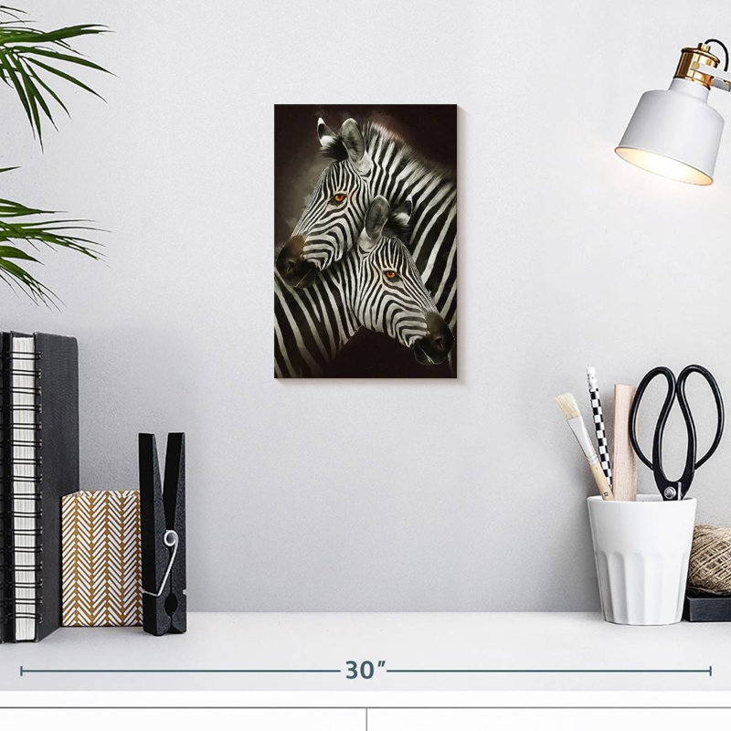 Brampt Zebra Hug, 12" H x 8" W