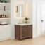 Meuble-lavabo simple 36 po avec miroir Lala-1037042096