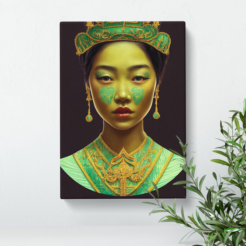 The Flourishing Woman - Wrapped Canvas Print, 50cm H x 35cm W x 3cm D