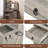 Farmhouse Vanity Desk With Sliding Mirror And Lights, Vanity Set With Glass Top And Charging Station ,Dressing Table With 4 Drawers And 2 Cabinets, Dressing Table With Stool For Bedroom-800198110
