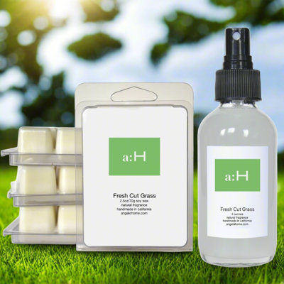 A: H bougie coupe d'herbe fraîche