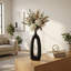 Vase décoratif moderne en céramique ajouré - Élégant accent contemporain pour la décoration intérieure-1019062963