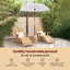 Balcony Parasol with Manual Lift-1080694749