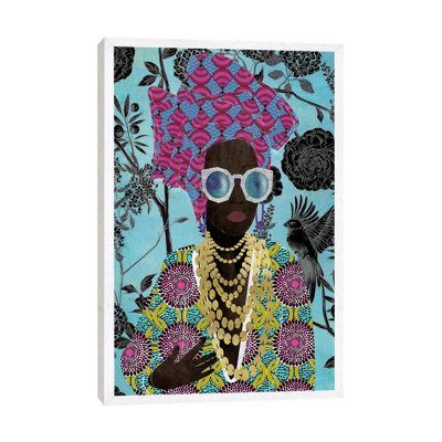 Modern Turban Woman III by Nikki Chu - Print on Canvas