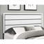 Lit double Mirage blanc, fabrication durable avec tête de lit à panneau, lit à profil bas contemporain, pieds fuselés et expérience de sommeil élégante-1084874135