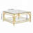 Square Glass Coffee Table-1535398846