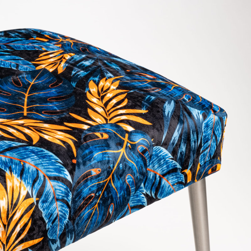 Whitham Velvet Upholstered Bench, H40 x W120 x D35cm