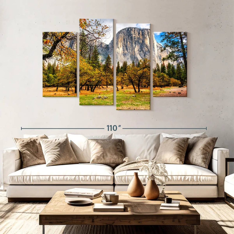 Yosemite Valley Gold Foliage, 54" H x 84" W