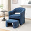 Fauteuil demi-tonneau avec repose-pieds-1459439862