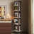 Nut-Brown Modern Solid wood rotating bookshelf