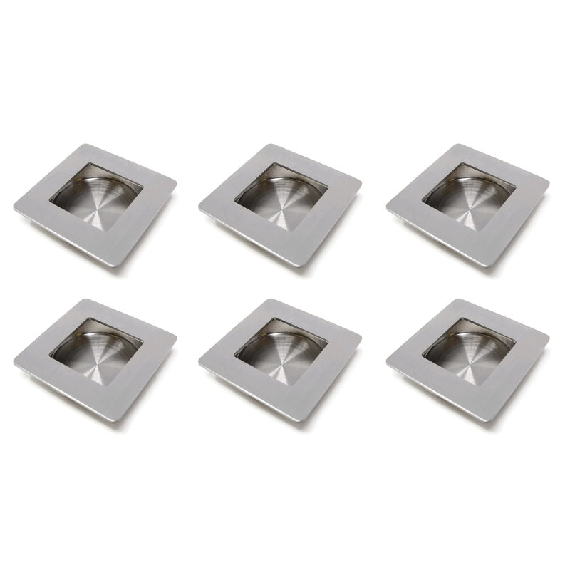 Apel Square 1 5/8" Center to Center Recessed Pull Multipack
