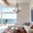 Donae 3 - Light Dimmable Wagon Wheel Chandelier