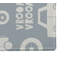 Tapis de toilette rectangulaire absorbant et antidérapant Vroom vroom-325093019-325093021