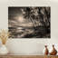Hawaii Balck et ombres blanches d'Aloha II sur bois-2035174669