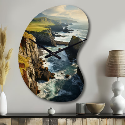 Horloge murale 3D Irlande Dingle