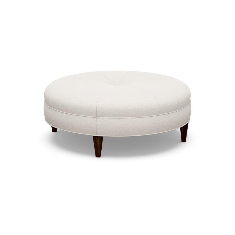 Round Ottoman, Walnut, 9637-49