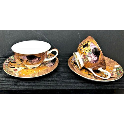 Tasse à thé et soucoupe Ablakat Lovers