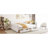 Queen Size Upholstered Platform Bed With USB And 2 Drawers-1465786638