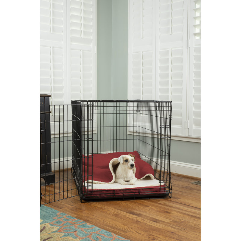 Lit de grotte 100% lavable, H 3 po x l 25 po x P 41 po, Rouge