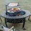 Foyer au bois avec couvercle et barbecue 36 po Guntars