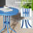 Round Patio Table with UV Protection for Outdoor-887444781