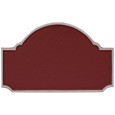 Plaque d'adresse murale standard 1 ligne Fitzgerald