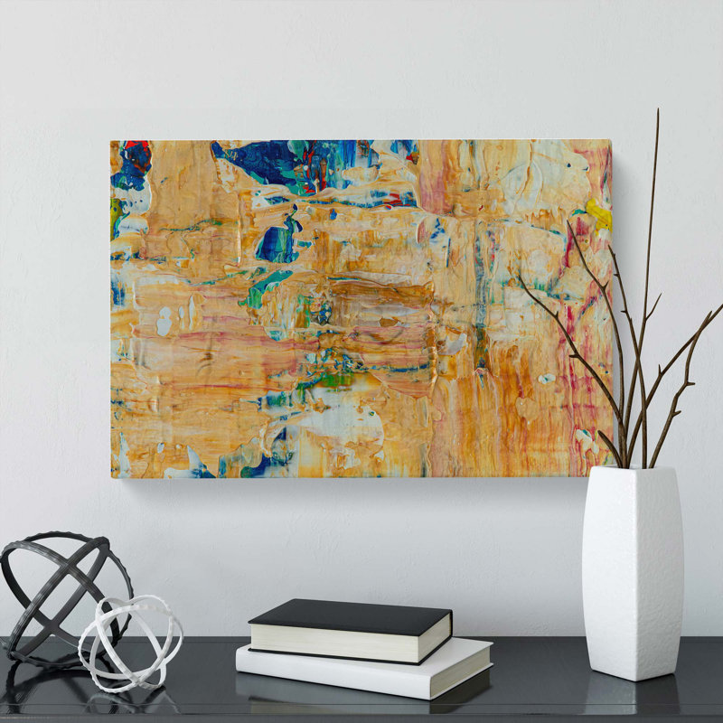 Abstract Art Painting Vol.121 by S.Johnson - Wrapped Canvas Painting, 60cm H x 91cm W x 3cm D