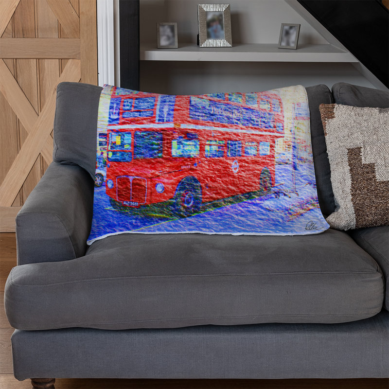 Pires Quilted Throw Blanket, Red