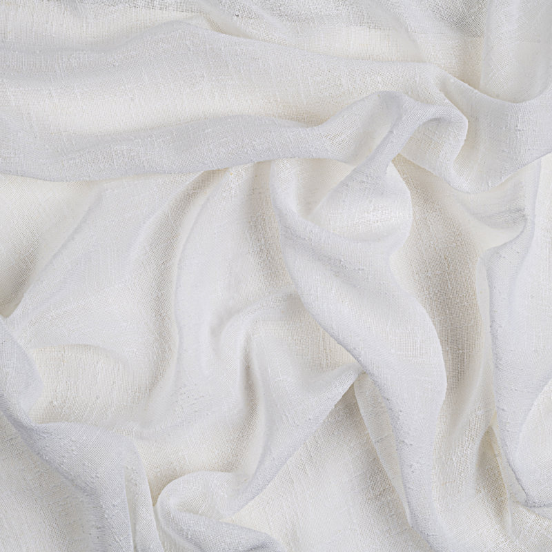 Paire de rideaux de qualité supérieure avec passe-tringle Matanah, Blanc, l 52 po x L 36 po