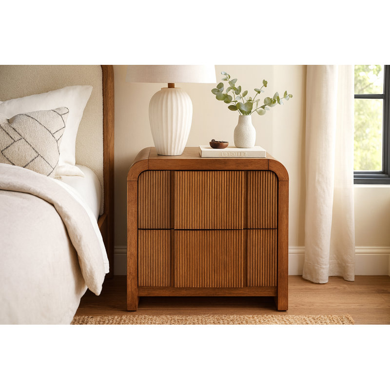 Ishana 26'' W Nightstand, Walnut