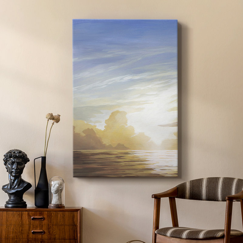 Luminous Waters I -Custom Wrapped Gallery Cavas