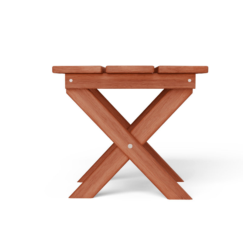  Table d'extérieur pliante en cèdre rouge, teinte cèdre, Cèdre
