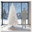Arbre de Noël artificiel enneigé 7,5 pi-212759262