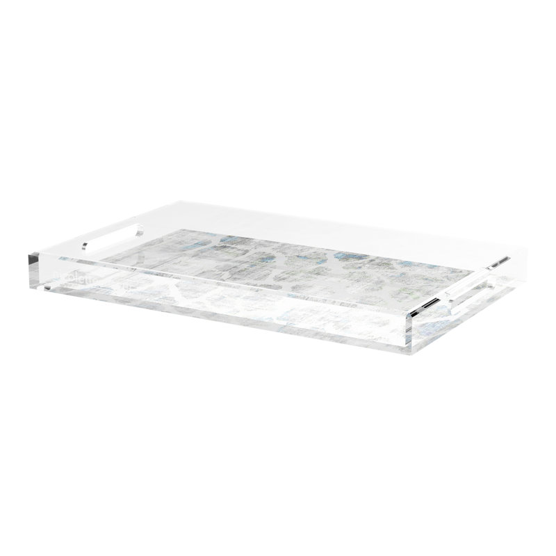 Giraffe Opulence Acrylic Rectangle Decorative Tray