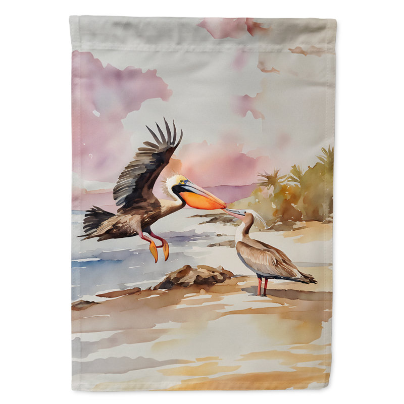 Celestie Double Sided 40'' H x 28'' W Polyester House Flag