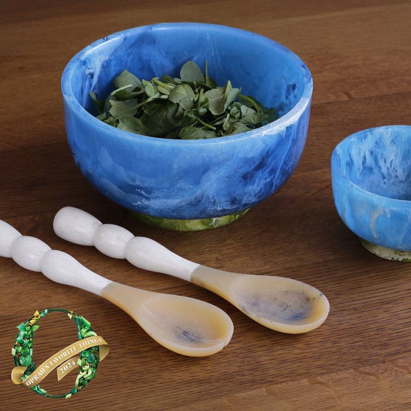 Resin Dining Bowl, Blue/Green
