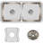 Lustertone 31.75" L x 16.5" W Double Basin Undermount Kitchen Sink