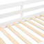 Lit superposé simple en bois massif blanc avec rangement pratique, 4 tiroirs et 3 tablettes - blanc, espace généreux-82035817-82035819