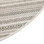Tapis rayé en polypropylène tissé à la machine intérieur / extérieur gris clair-620485364