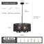 Lauri 6-light Handwoven Rattan Boho Farmhouse Chandelier-199796578
