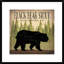«Take A Hike Bear Black Bear Stout» par Ryan Fowler, art mural encadré-946691137-946691136-946691147